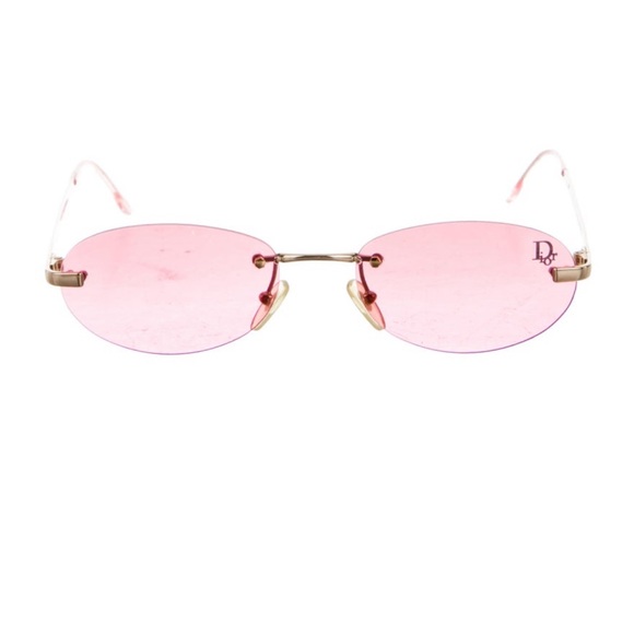Pink authentic Dior sunglasses with case - Picture 3 of 9